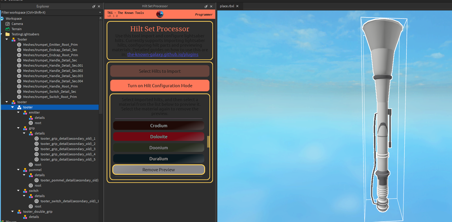 Material Change After Configuration